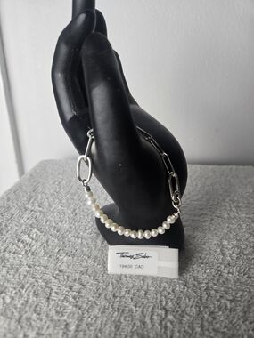Thomas Sabo Sterling Silver & Cultured Pearl Bracelet